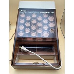 Vintage Clairol Custom CareSetter Electric Hot Rollers Tighter Curls Tested